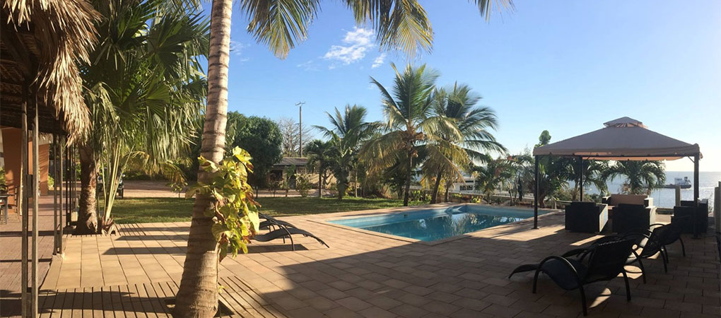 Hotel du Phare Majunga - l'espace jardin