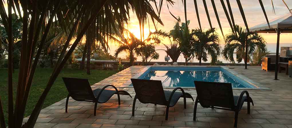 Hotel du Phare Majunga - la terrasse